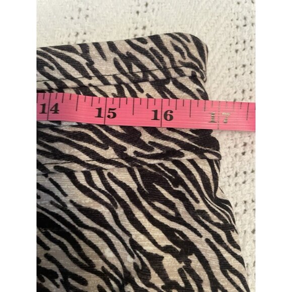 New zebra print maxi pencil skirt  size Medium‎ M black and white Cato stretch - Picture 3 of 7